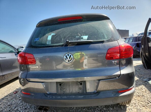 WVGAV7AX4GW516293 2016 VOLKSWAGEN TIGUAN Gray Вид ззаду
