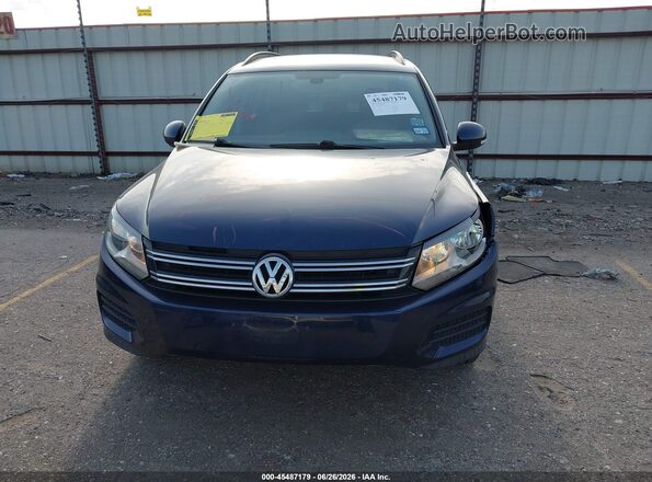 WVGAV7AX4GW599157 2016 VOLKSWAGEN TIGUAN Blue Vista del cuadro de instrumentos