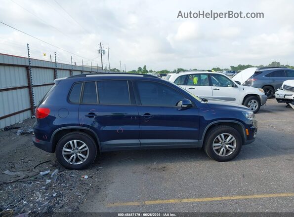 WVGAV7AX4GW599157 2016 VOLKSWAGEN TIGUAN Blue Vista interior trasera