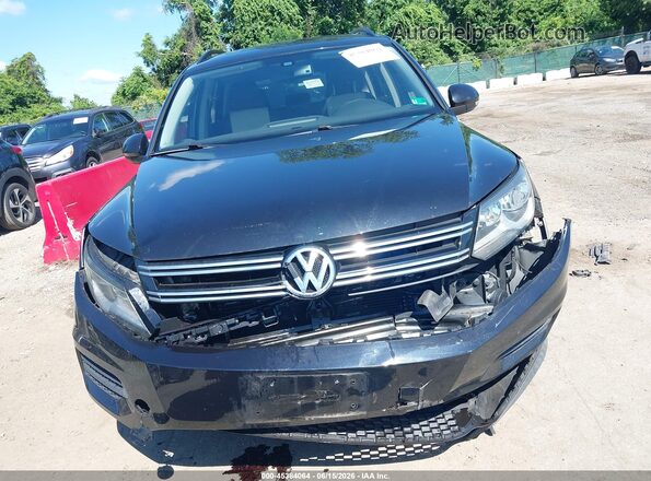 WVGAV7AX4HK025862 2017 VOLKSWAGEN TIGUAN Черный Вид спереди