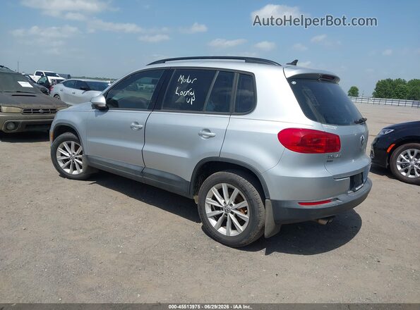 WVGAV7AX4JK001860 2018 VOLKSWAGEN TIGUAN Серебряный Задняя левая четверть