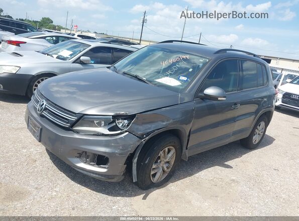 WVGAV7AX5GW516609 2016 VOLKSWAGEN TIGUAN Gray 