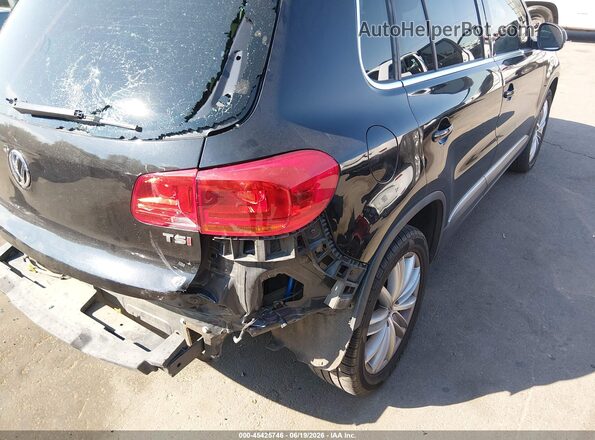 WVGAV7AX5GW528324 2016 VOLKSWAGEN TIGUAN Black Widok zestawu wskaźników