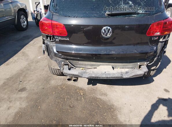 WVGAV7AX5GW528324 2016 VOLKSWAGEN TIGUAN Black Widok z przodu