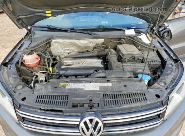 WVGAV7AX5GW565468 2016 VOLKSWAGEN TIGUAN Серый Вид подкапотного пространства