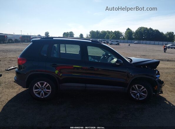 WVGAV7AX6GW531099 2016 VOLKSWAGEN TIGUAN Black Вид задньої частини салону