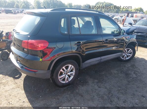 WVGAV7AX6GW531099 2016 VOLKSWAGEN TIGUAN Black Задня права чверть
