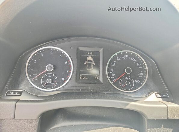 WVGAV7AX6GW603886 2016 VOLKSWAGEN TIGUAN Gray Instrument cluster view