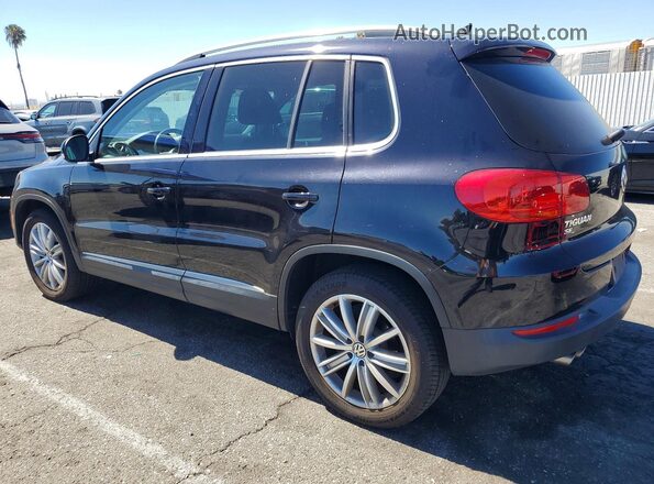 WVGAV7AX7GW577444 2016 VOLKSWAGEN TIGUAN Black უკანა მარცხენა