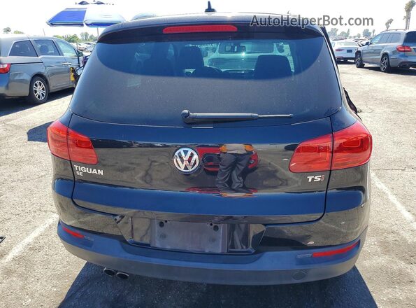 WVGAV7AX7GW577444 2016 VOLKSWAGEN TIGUAN Black უკანა ხედი