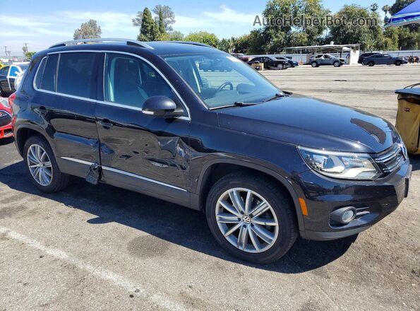 WVGAV7AX7GW577444 2016 VOLKSWAGEN TIGUAN Black წინა მარჯვენა
