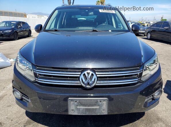 WVGAV7AX7GW577444 2016 VOLKSWAGEN TIGUAN Black წინა ხედი