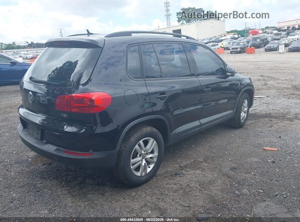 WVGAV7AX7GW581011 2016 VOLKSWAGEN TIGUAN Black უკანა მარჯვენა
