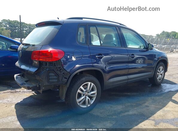 WVGAV7AX7GW591876 2016 VOLKSWAGEN TIGUAN Dark Blue Tył prawy