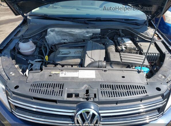WVGAV7AX7GW591876 2016 VOLKSWAGEN TIGUAN Dark Blue Widok z tyłu