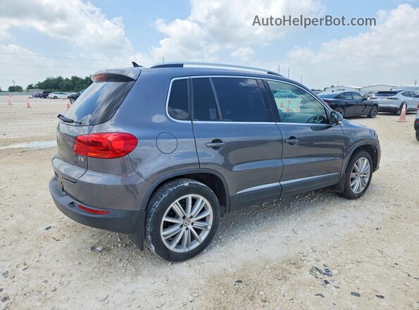 WVGAV7AX8GW557669 2016 VOLKSWAGEN TIGUAN Gray Rear right