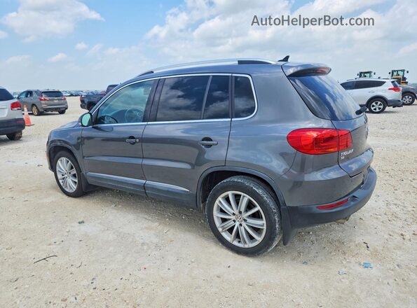 WVGAV7AX8GW557669 2016 VOLKSWAGEN TIGUAN Gray Rear left