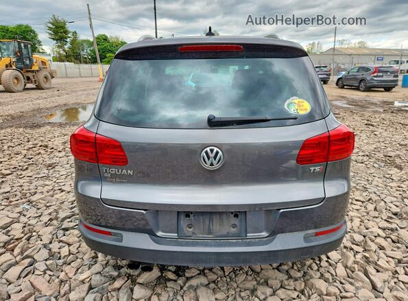 WVGAV7AX8GW602948 2016 VOLKSWAGEN TIGUAN Gray 