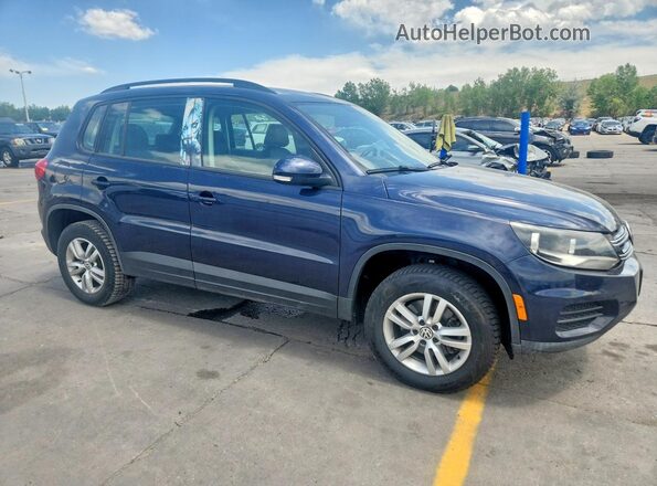 WVGAV7AX9GW514829 2016 VOLKSWAGEN TIGUAN Blue 