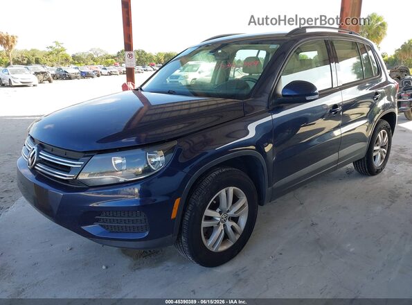 WVGAV7AX9GW601002 2016 VOLKSWAGEN TIGUAN Blue 