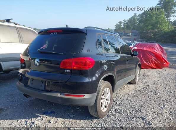 WVGAV7AX9HK003906 2017 VOLKSWAGEN TIGUAN Black უკანა მარჯვენა