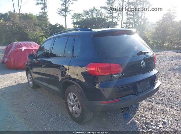 WVGAV7AX9HK003906 2017 VOLKSWAGEN TIGUAN Black უკანა მარცხენა