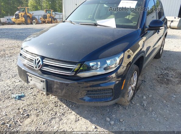 WVGAV7AX9HK003906 2017 VOLKSWAGEN TIGUAN Black წინა ხედი