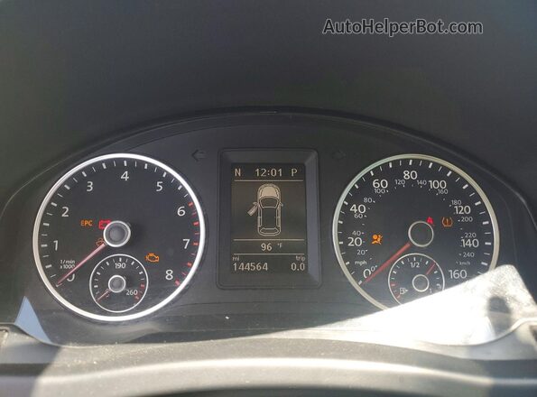 WVGBV7AX2GW521755 2016 VOLKSWAGEN TIGUAN Черный Вид щитка приборов