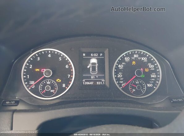 WVGBV7AX3GW047573 2016 VOLKSWAGEN TIGUAN White უკანა სავარძლების ხედი