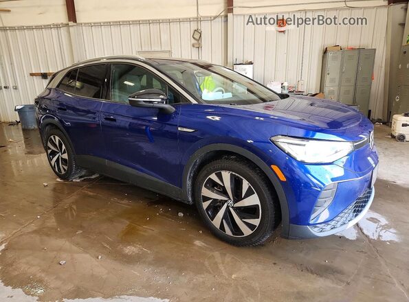 WVGDMPE25MP019290 2021 VOLKSWAGEN ID.4 Blue Front right