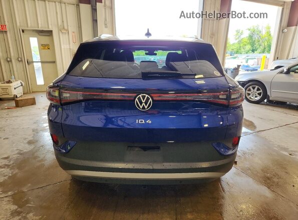 WVGDMPE25MP019290 2021 VOLKSWAGEN ID.4 Blue Rear view
