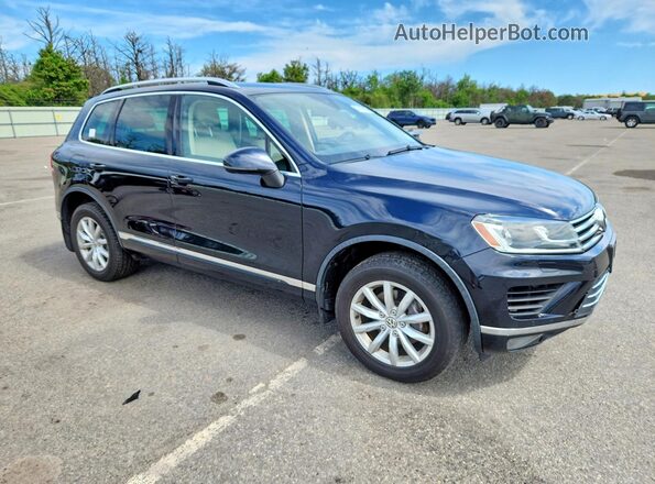 WVGEF9BP0GD010206 2016 VOLKSWAGEN TOUAREG Черный Передняя правая четверть