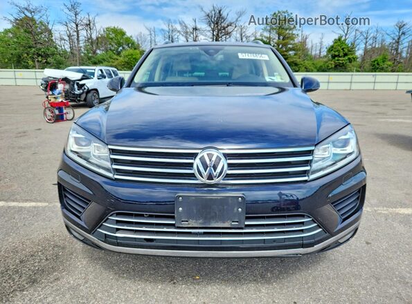 WVGEF9BP0GD010206 2016 VOLKSWAGEN TOUAREG Черный Вид спереди