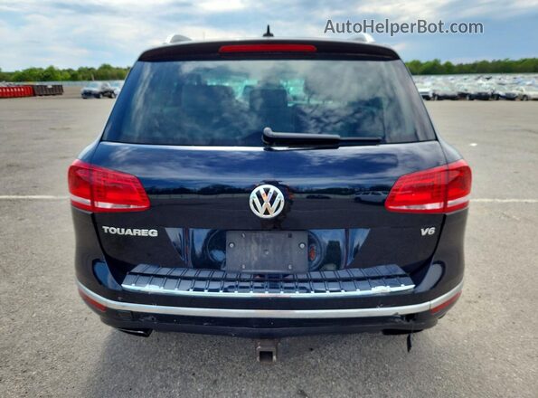 WVGEF9BP0GD010206 2016 VOLKSWAGEN TOUAREG Черный Вид сзади