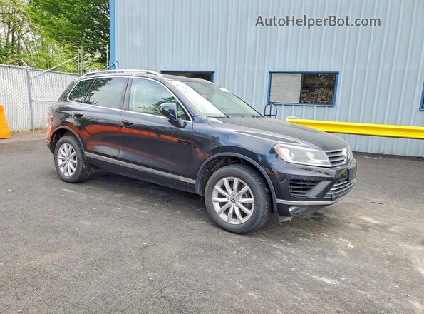 WVGEF9BP2GD002219 2016 VOLKSWAGEN TOUAREG Black წინა მარჯვენა