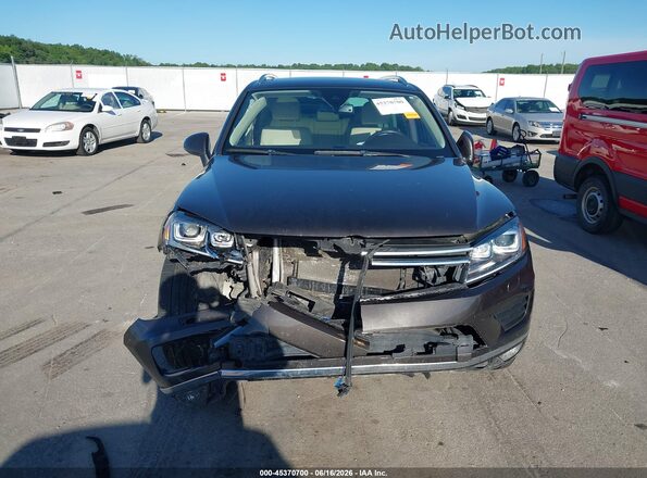 WVGEF9BP3GD008174 2016 VOLKSWAGEN TOUAREG Gray ხელსაწყოთა პანელის ხედი