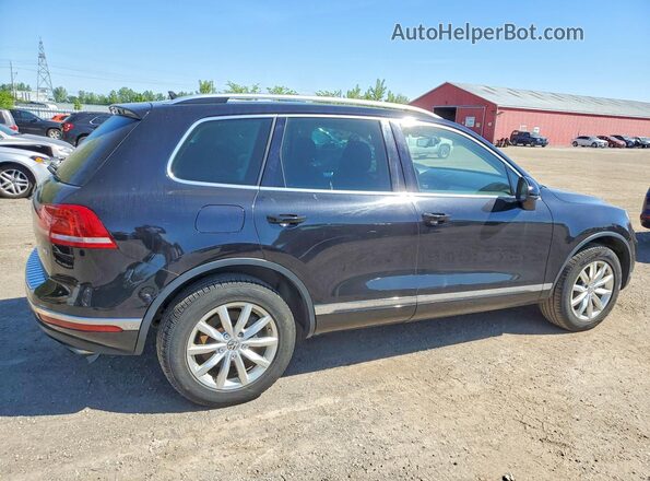 WVGEF9BP3GD012144 2016 VOLKSWAGEN TOUAREG Black Tył prawy