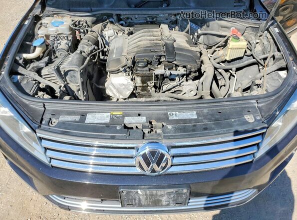 WVGEF9BP3GD012144 2016 VOLKSWAGEN TOUAREG Black Widok komory silnika