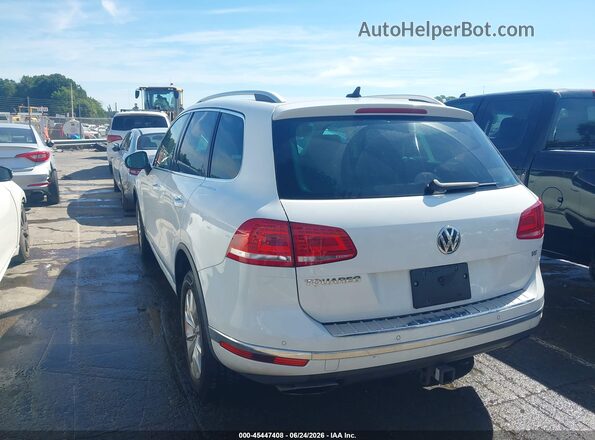 WVGEF9BP3GD012693 2016 VOLKSWAGEN TOUAREG White Задня ліва чверть