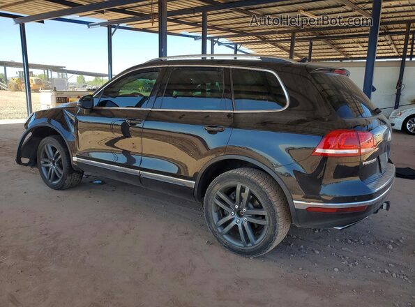 WVGEF9BP4GD009916 2016 VOLKSWAGEN TOUAREG Black Rear left