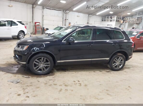 WVGEF9BP6GD001543 2016 VOLKSWAGEN TOUAREG Black Vista interior de 360 grados