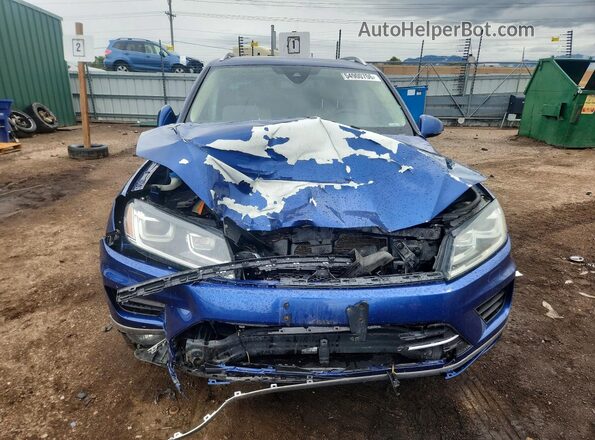 WVGEF9BP7GD010882 2016 VOLKSWAGEN TOUAREG Синий Вид спереди