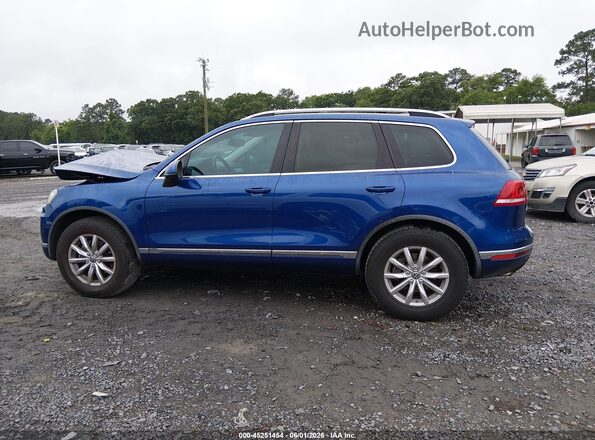 WVGEF9BP8GD004931 2016 VOLKSWAGEN TOUAREG Blue Սալոնի 360 աստիճան տեսք