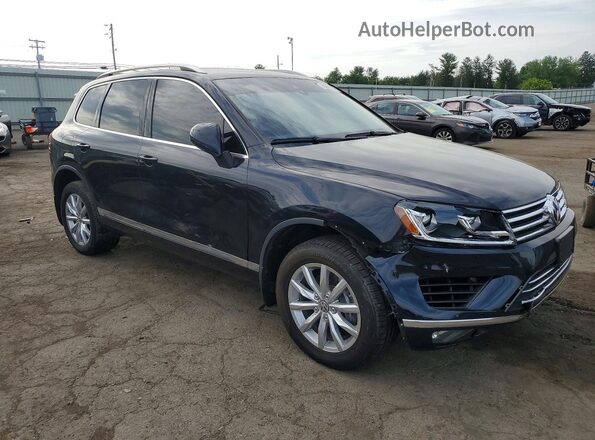 WVGEF9BP8GD010440 2016 VOLKSWAGEN TOUAREG Black Delantero derecho