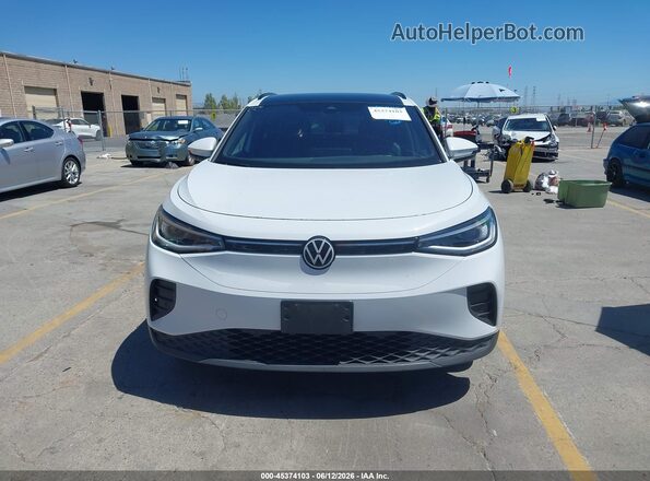 WVGGNPE25NP065729 2022 VOLKSWAGEN ID.4 White Widok zestawu wskaźników