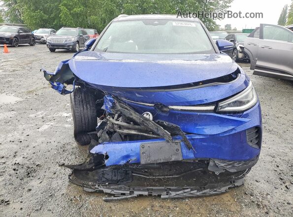 WVGKMPE24MP027288 2021 VOLKSWAGEN ID.4 Blue Вид спереду