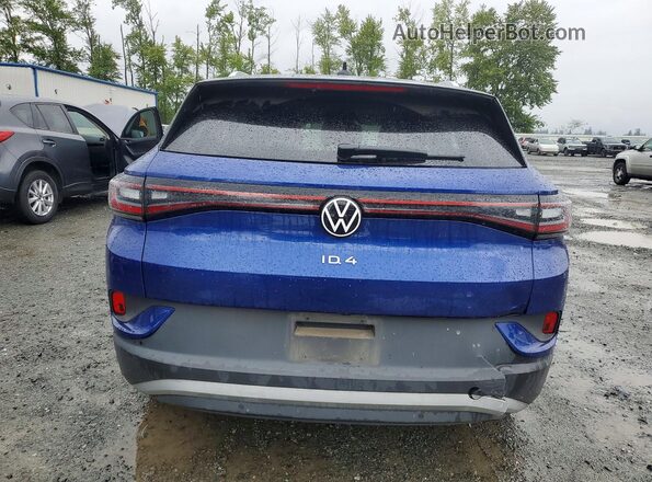 WVGKMPE24MP027288 2021 VOLKSWAGEN ID.4 Blue Вид ззаду