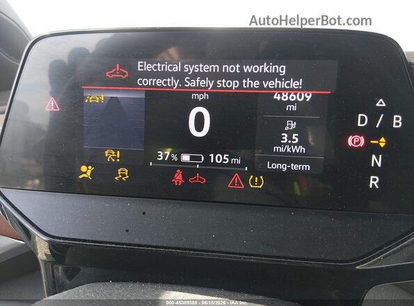 WVGKMPE28MP022515 2021 VOLKSWAGEN ID.4 Gray Widok tylnych siedzeń