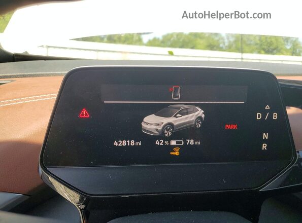 WVGKMPE28MP062822 2021 VOLKSWAGEN ID.4 White Instrument cluster view