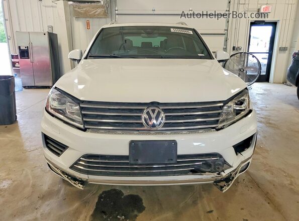 WVGRF7BP4HD001399 2017 VOLKSWAGEN TOUAREG White Вид спереду